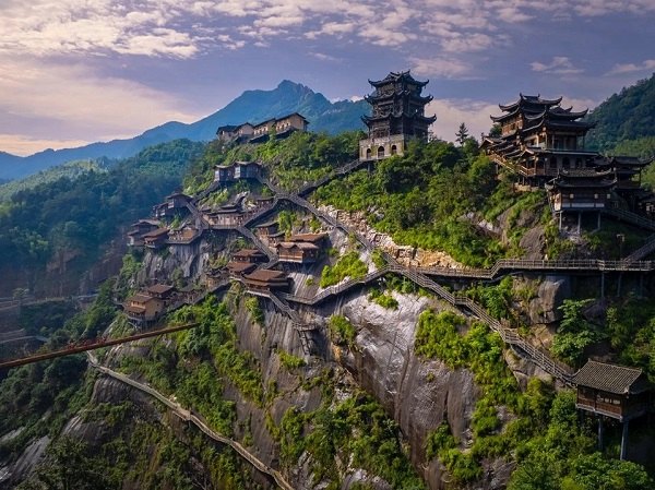 望仙谷-掛在懸崖上的望仙谷