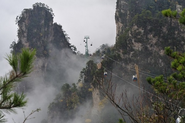 天子山纜車-張家界、袁家界