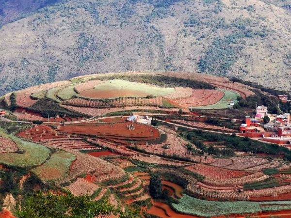 東川紅土地-上帝調色盤：東川紅土地