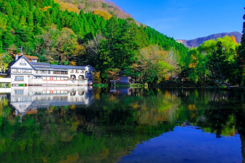 湯布院、金鱗湖