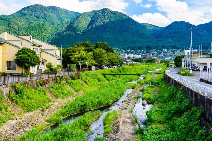 湯布院、金鱗湖