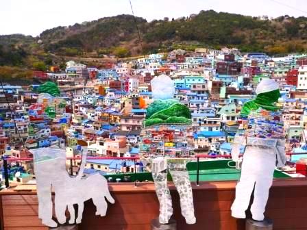 甘川洞文化村(送地圖；韓國觀光100選)