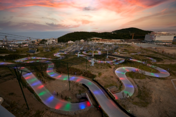 斜坡滑車Skyline Luge-機張渠道滑車+景觀纜車(兩次體驗券)