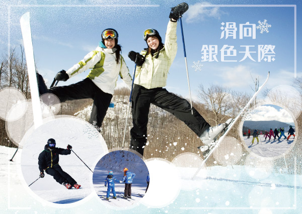 冬季人氣活動(滑雪+採草莓)