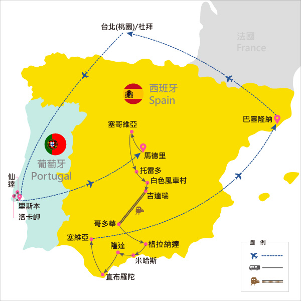 旅遊簡圖