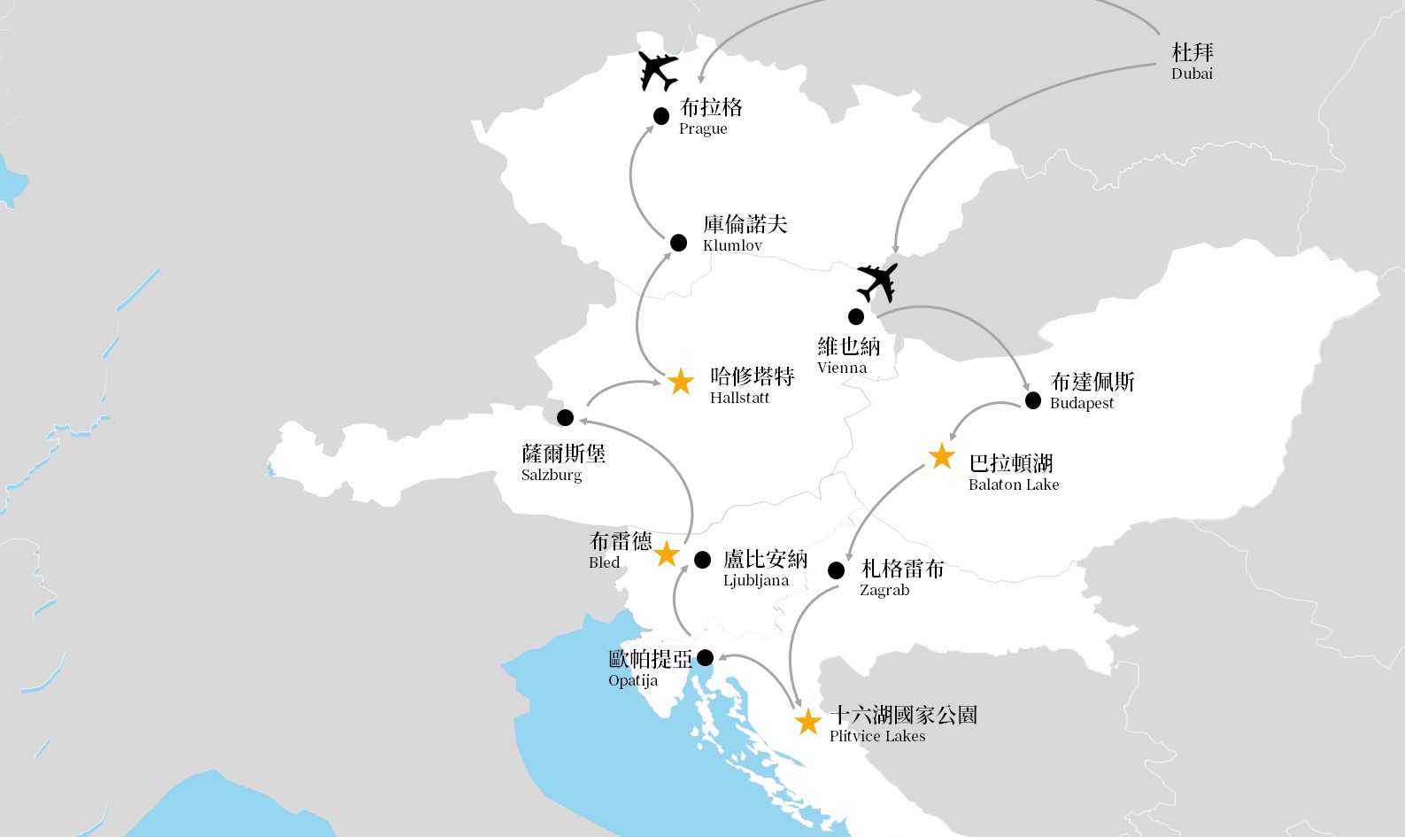東歐地圖
